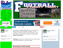 Tablet Screenshot of footballfridaynight.com